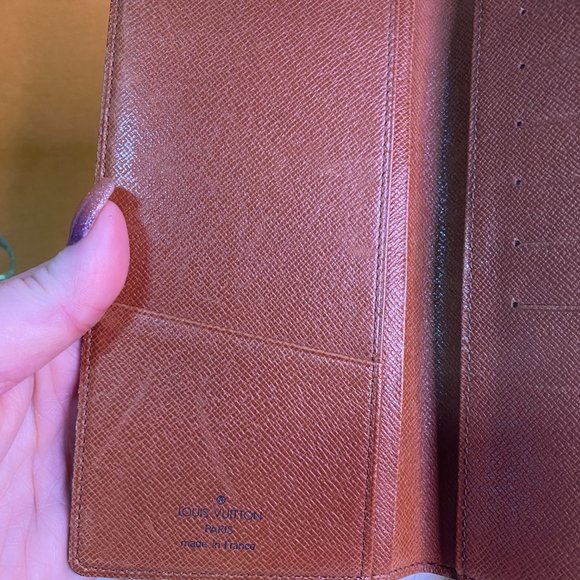 Louis Vuitton Monogram checkbook style long wallet - Picture 4 of 5